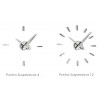 Designové nástěnné hodiny Nomon Puntos Suspensivos 4i 50cm (obrázek 5)