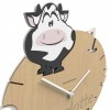 Dětské hodiny CalleaDesign kráva 36cm (možnost vlastního jména) (obrázek 2)