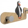 Dětský designový nástěnný věšák CalleaDesign tučňák 55cm (obrázek 2)