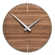 NÁSTĚNNÉ A STOLNÍ HODINY Designové hodiny 10-025 natur CalleaDesign Exacto 36cm (více variant dýhy)