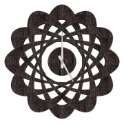 Nástěnné hodiny Designové nástěnné hodiny 1471 wenge Calleadesign 44cm