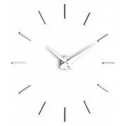 Nalepovací hodiny Designové nástěnné hodiny I200MB white IncantesimoDesign 90-100cm
