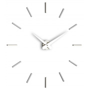 Nalepovací hodiny Designové nástěnné hodiny I200MGP light grey IncantesimoDesign 90-100cm