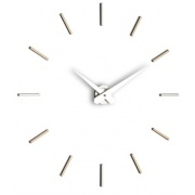 Nalepovací hodiny Designové nástěnné hodiny I200MT grey IncantesimoDesign 90-100cm