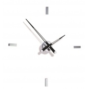 Nalepovací hodiny Designové nástěnné hodiny Nomon Tacon 4i black 73cm