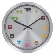 Nástěnné hodiny Designové nástěnné hodiny 2907kl Nextime Mercure color 45cm