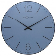 Nástěnné hodiny Designové nástěnné hodiny 3159bl Nextime Index Dome 35cm