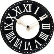 NÁSTĚNNÉ A STOLNÍ HODINY Designové nástěnné hodiny 5187zw Nextime v aglickém retro stylu 17cm