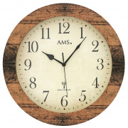 Designové nástěnné hodiny 5560 AMS řízené rádiovým signálem 35cm