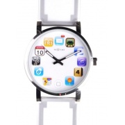 Hodinky NeXtime (NL) Designové hodinky 6010wi Nextime Wristpad White