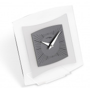 Stolní hodiny Designové stolní hodiny I805AN smoke grey IncantesimoDesign 20cm