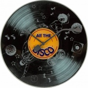 Nástěnné hodiny Designové nástěnné hodiny 8183 Nextime The Disco 43cm