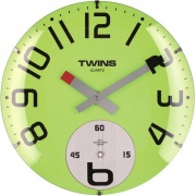 Nástěnné hodiny Nástěnné hodiny Twins 363 green 35cm