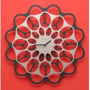 NÁSTĚNNÉ A STOLNÍ HODINY Designové hodiny Diamantini&Domeniconi antracit/aluminium 40cm