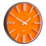 NÁSTĚNNÉ A STOLNÍ HODINY Designové nástěnné hodiny Future Time FT6010OR Numbers 30cm