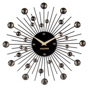 NÁSTĚNNÉ A STOLNÍ HODINY Designové nástěnné hodiny 4860BK Karlsson 30cm