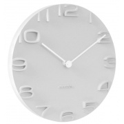 Nástěnné hodiny Designové nástěnné hodiny 5311WH Karlsson 42cm