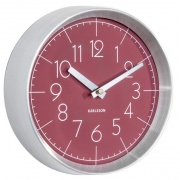 Nástěnné hodiny Designové nástěnné hodiny 5637RD Karlsson 22cm