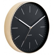 Nástěnné hodiny Designové nástěnné hodiny 5695BK Karlsson 28cm