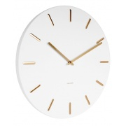 Nástěnné hodiny Designové nástěnné hodiny 5716WH Karlsson 45cm