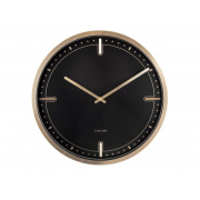 Nástěnné hodiny Designové nástěnné hodiny 5727BK Karlsson 42cm