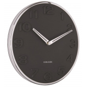 Nástěnné hodiny Designové nástěnné hodiny 5759BK Karlsson 30cm