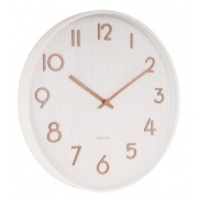 Nástěnné hodiny Designové nástěnné hodiny 5809WH Karlsson 40cm