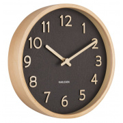 Nástěnné hodiny Designové nástěnné hodiny 5851BK Karlsson 22cm