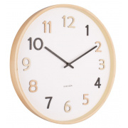 Nástěnné hodiny Designové nástěnné hodiny 5854MC Karlsson 40cm