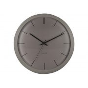 Designové nástěnné hodiny 5859GY Karlsson 40cm