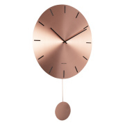 Nástěnné hodiny Designové kyvadlové nástěnné hodiny 5863CO Karlsson 47cm