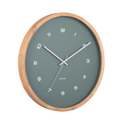 Designové nástěnné hodiny 5938GR Karlsson 41cm