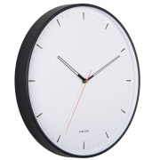 Nástěnné hodiny Designové nástěnné hodiny 5940BK Karlsson 40cm