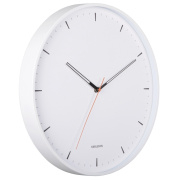 NÁSTĚNNÉ A STOLNÍ HODINY Designové nástěnné hodiny 5940WH Karlsson 40cm