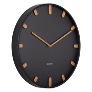 Nástěnné hodiny Designové nástěnné hodiny 5942BK Karlsson 40cm