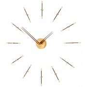 Designové nástěnné hodiny Nomon Merlin Gold Small 70cm