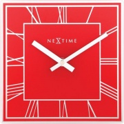 Nástěnné hodiny Designové nástěnné hodiny 5184ro Nextime Square 20cm