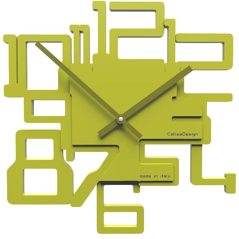 Designové hodiny 10-003 CalleaDesign Kron 32cm (více barevných variant)