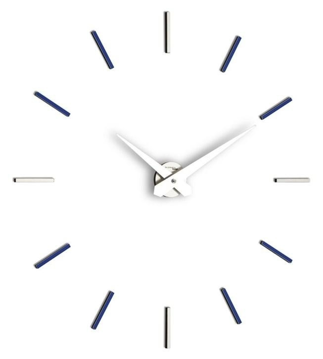 Designové nástěnné hodiny I200MBL blue IncantesimoDesign 90-100cm - záruka 3 roky + doprava ZDARMA!
