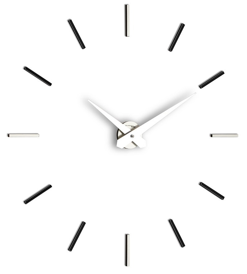 Designové nástěnné hodiny I200MN black IncantesimoDesign 90-100cm - záruka 3 roky!