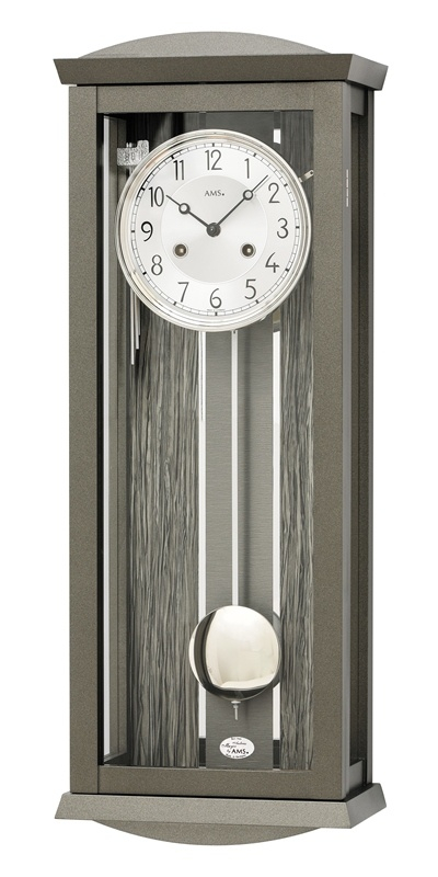 Luxusní kyvadlové mechanické nástěnné hodiny 2748 black walnut AMS 66cm - záruka 3 roky + doprava ZDARMA!