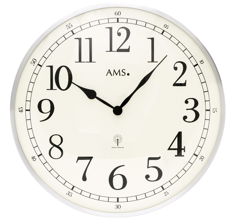 Nástěnné hodiny 5606 AMS řízené rádiovým signálem 40cm - záruka 3 roky + doprava ZDARMA!