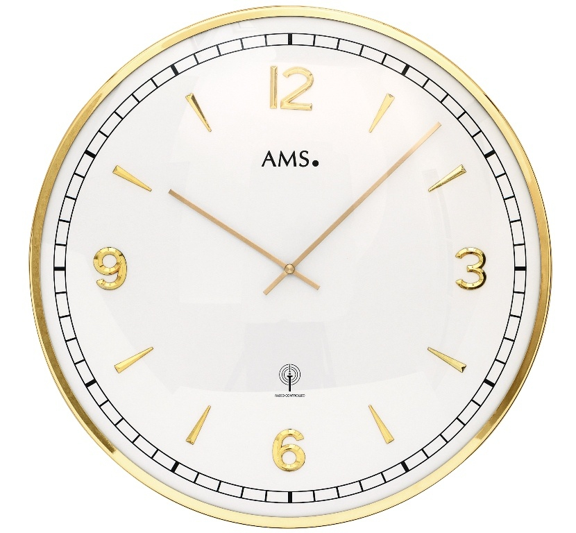 Nástěnné hodiny 5609 AMS řízené rádiovým signálem 40cm - záruka 3 roky + doprava ZDARMA!