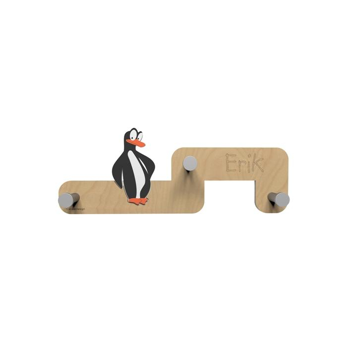 Dětský designový nástěnný věšák CalleaDesign tučňák 55cm Dětský designový nástěnný věšák CalleaDesign tučňák 55cm