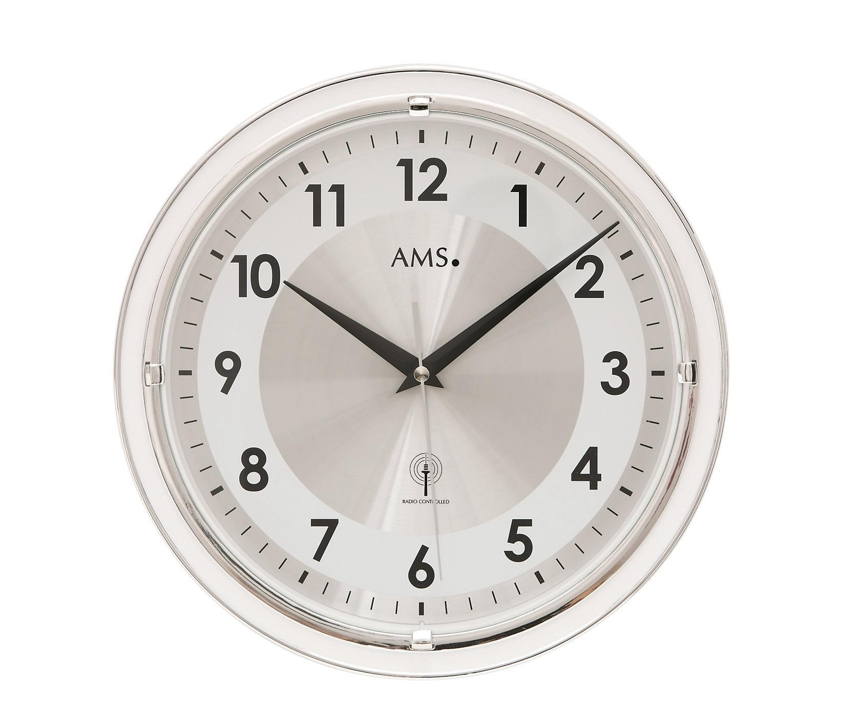 Nástěnné hodiny 5945 AMS řízené rádiovým signálem 30cm - záruka 3 roky + doprava ZDARMA!
