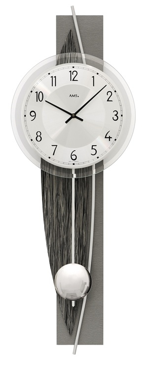 Designové nástěnné kyvadlové hodiny 7458 AMS 67cm - záruka 3 roky + doprava ZDARMA!