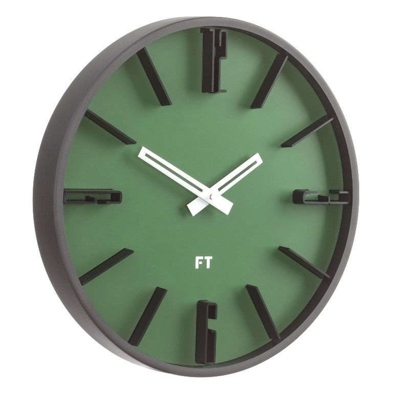 Designové nástěnné hodiny Future Time FT6010GR Numbers 30cm - doprava ZDARMA!