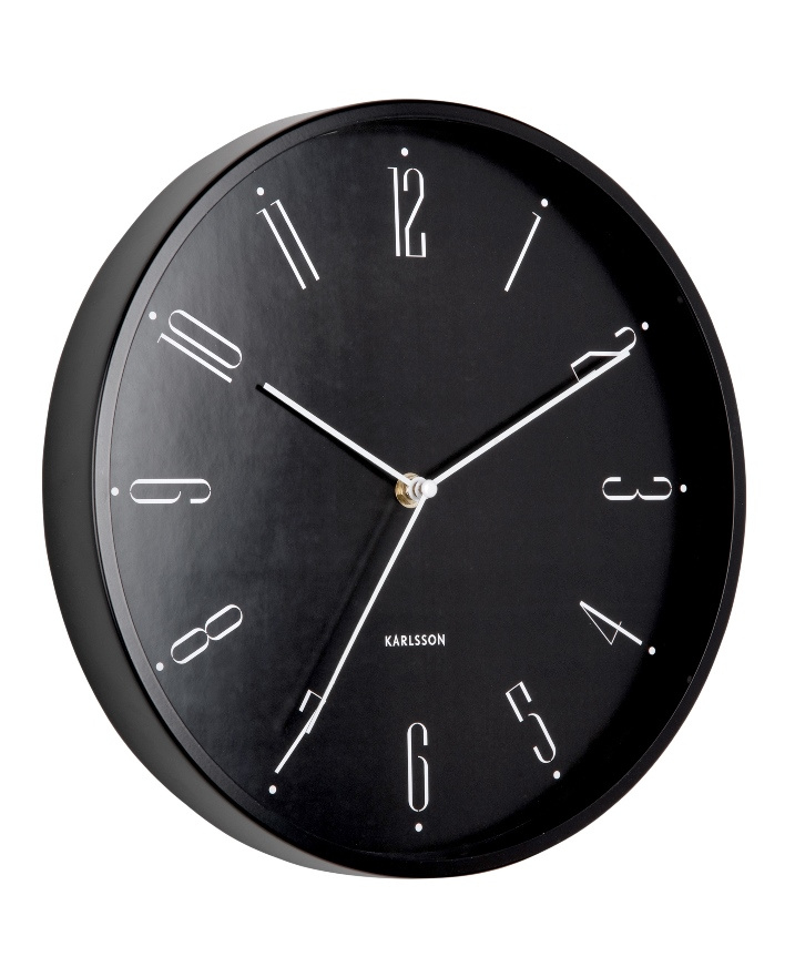 Designové nástěnné hodiny 5988BK Karlsson 30cm