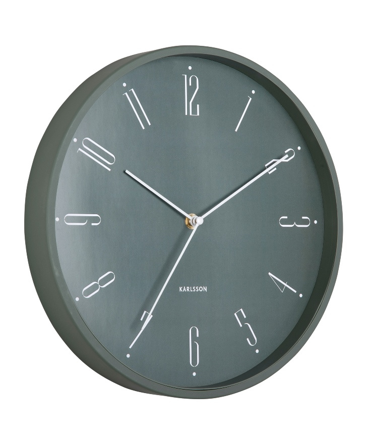 Designové nástěnné hodiny 5988GR Karlsson 30cm
