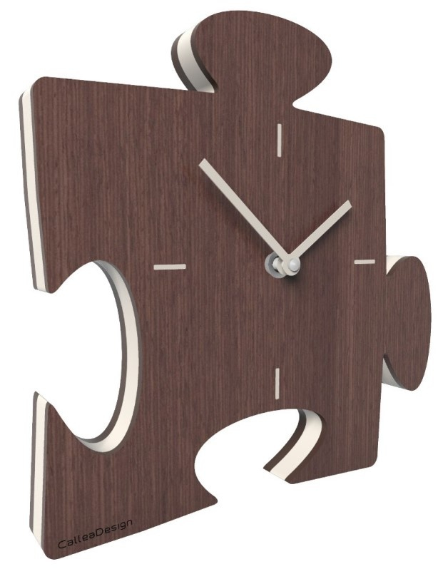 Designové hodiny 55-10-1 CalleaDesign Puzzle clock 23cm (více barevných variant)